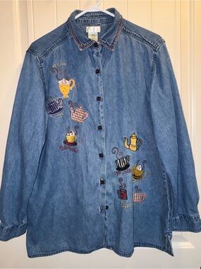 Vintage Bobbie Brooks denim shirt
